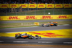 The Chrome McLarens At Vale Chicane, 2023